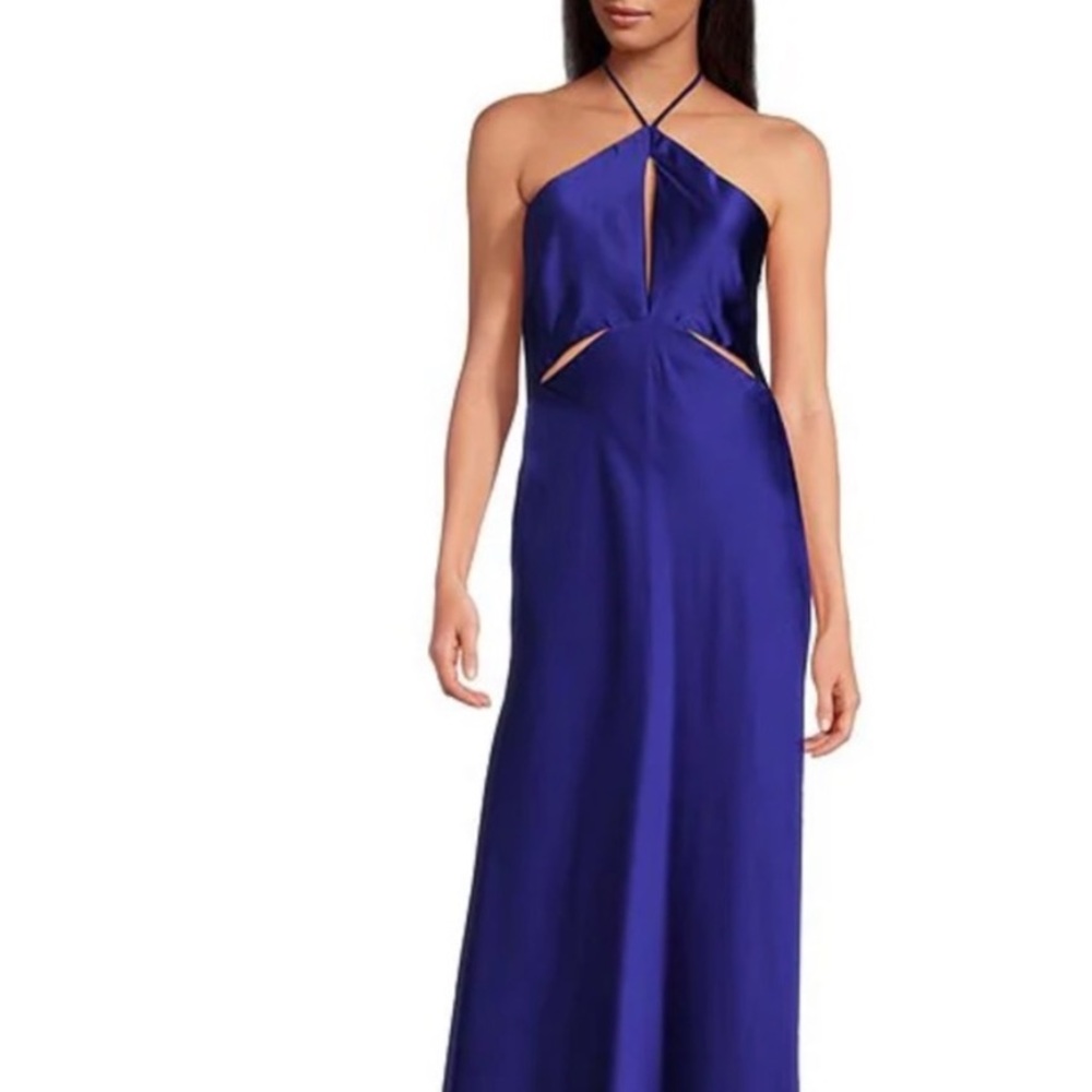 Gianni Bini Frankie Satin Halter Neck - Worn once - Size 4